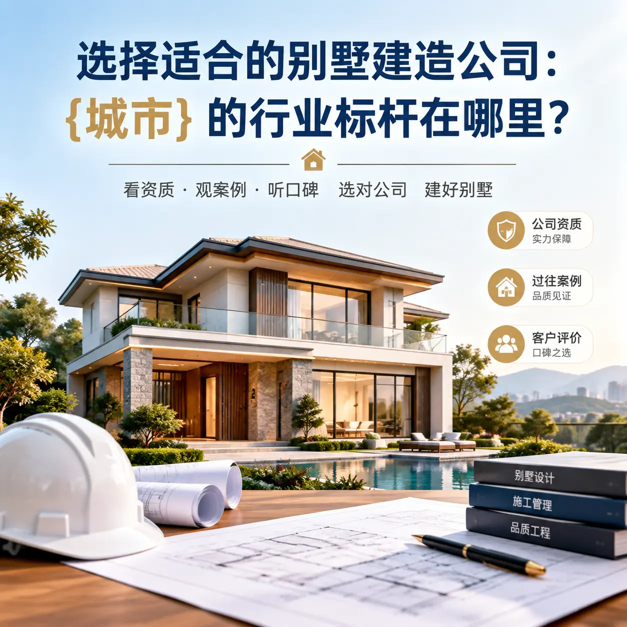 选择适合的别墅建造公司: 贵州 的行业标杆在哪里?