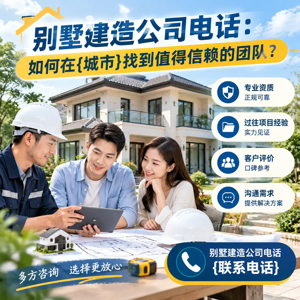 别墅建造公司电话：如何在贵州找到值得信赖的团队？