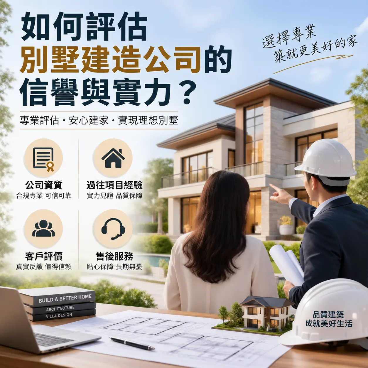 如何评估 贵州 别墅建造公司的信誉与实力？