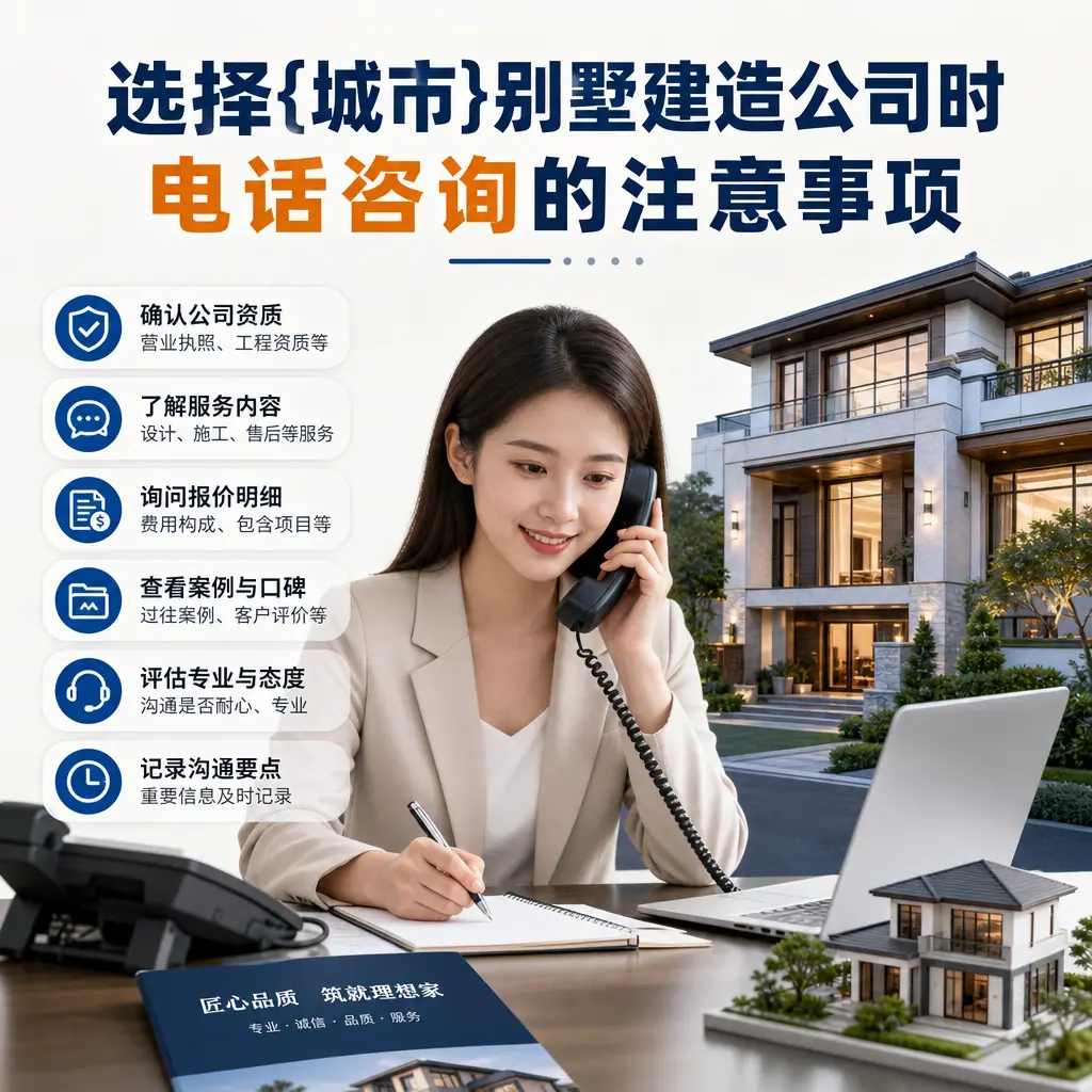 选择贵州别墅建造公司时,电话咨询的注意事项