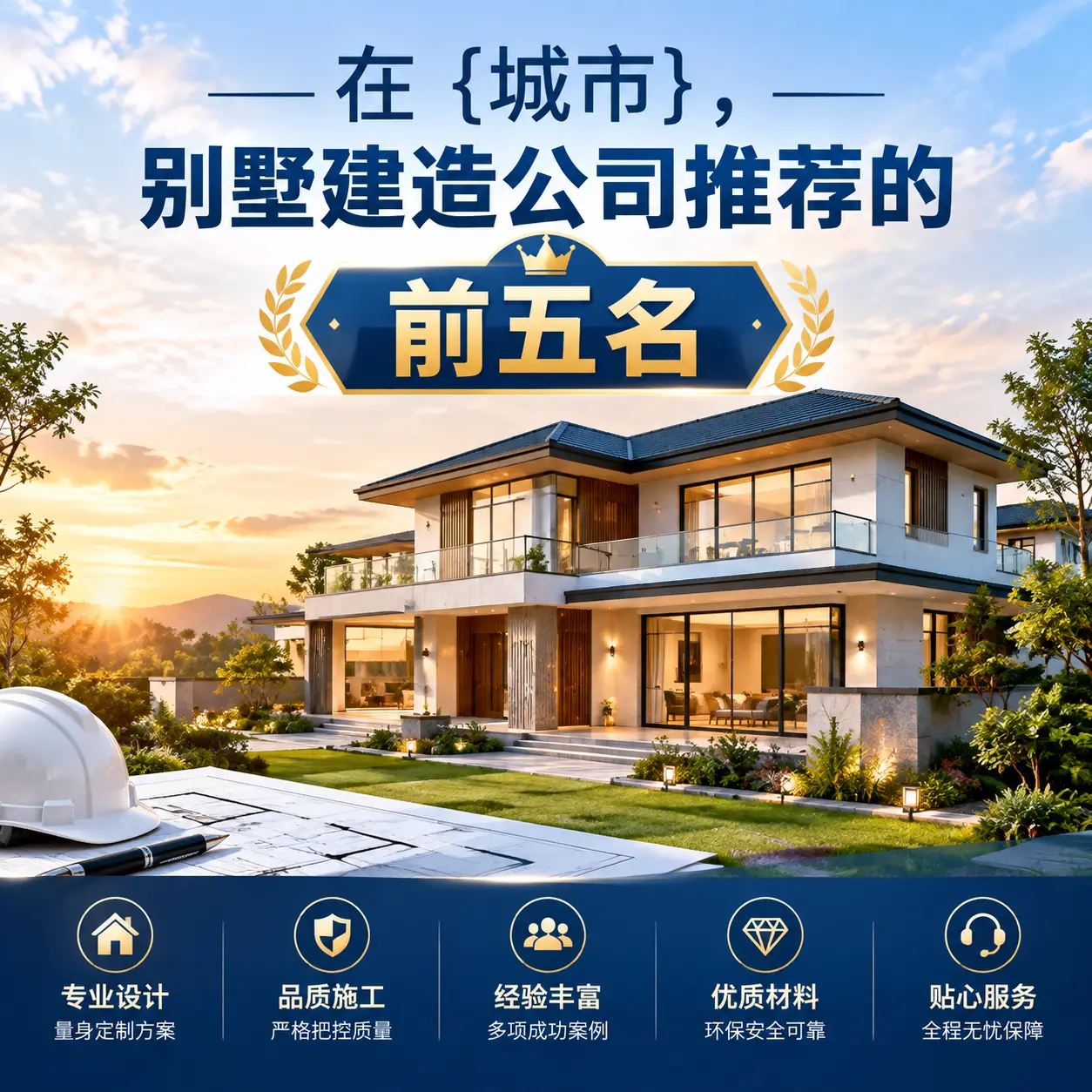 在 贵州,别墅建造公司推荐的前五名